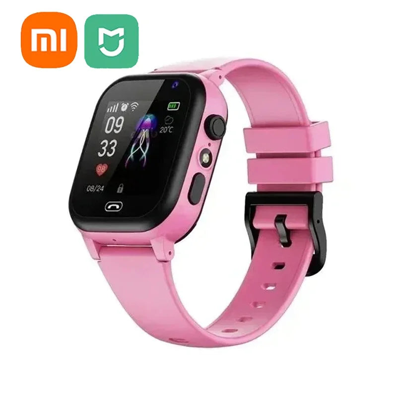 Xiaomi MIJIA Enfants 4G Montre Intelligente SOS GPS Localisation Carte SIM Appel Enfant SmartWatch Caméra Montre Étanche