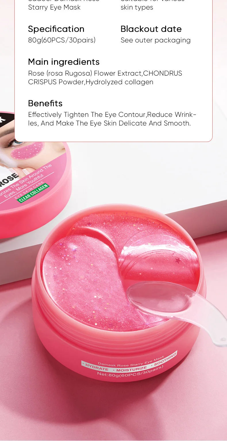 SADOER Patchs pour les yeux Soins de la peau 60 pièces
