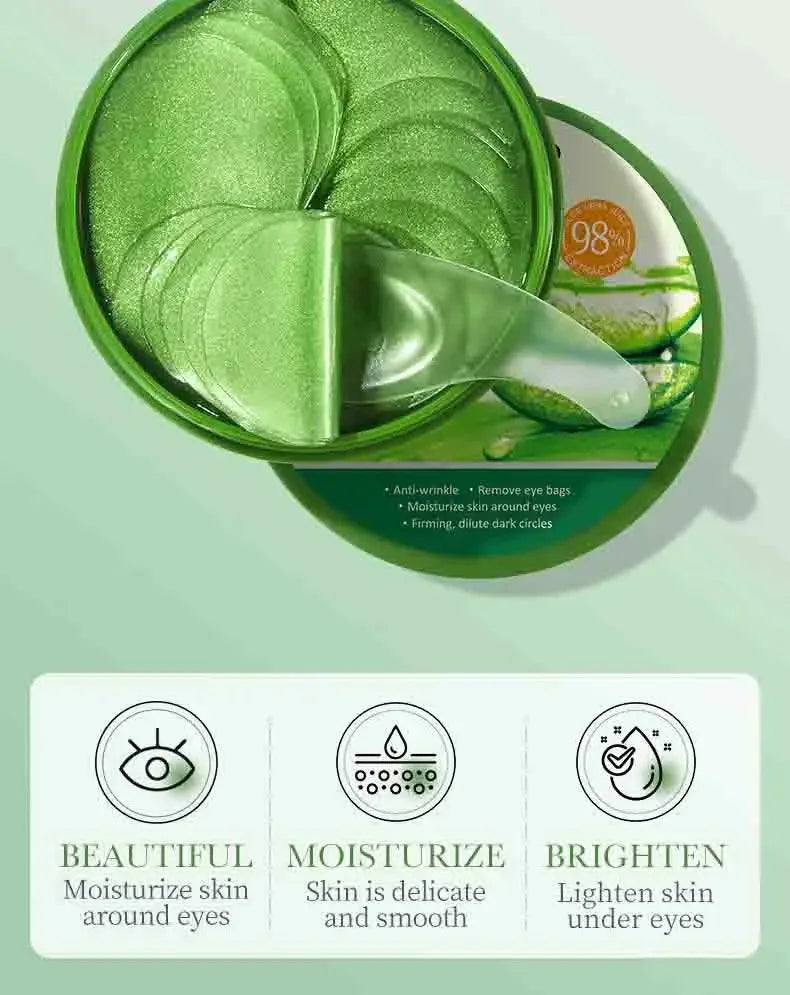 Patchs pour les yeux Aloe Vera Collagène 60pcs