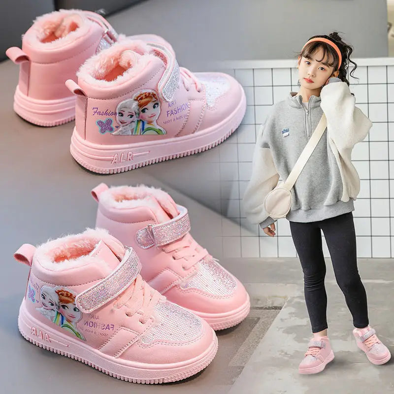 Basket Chaud pour enfants Filles Disney Princess 26-36