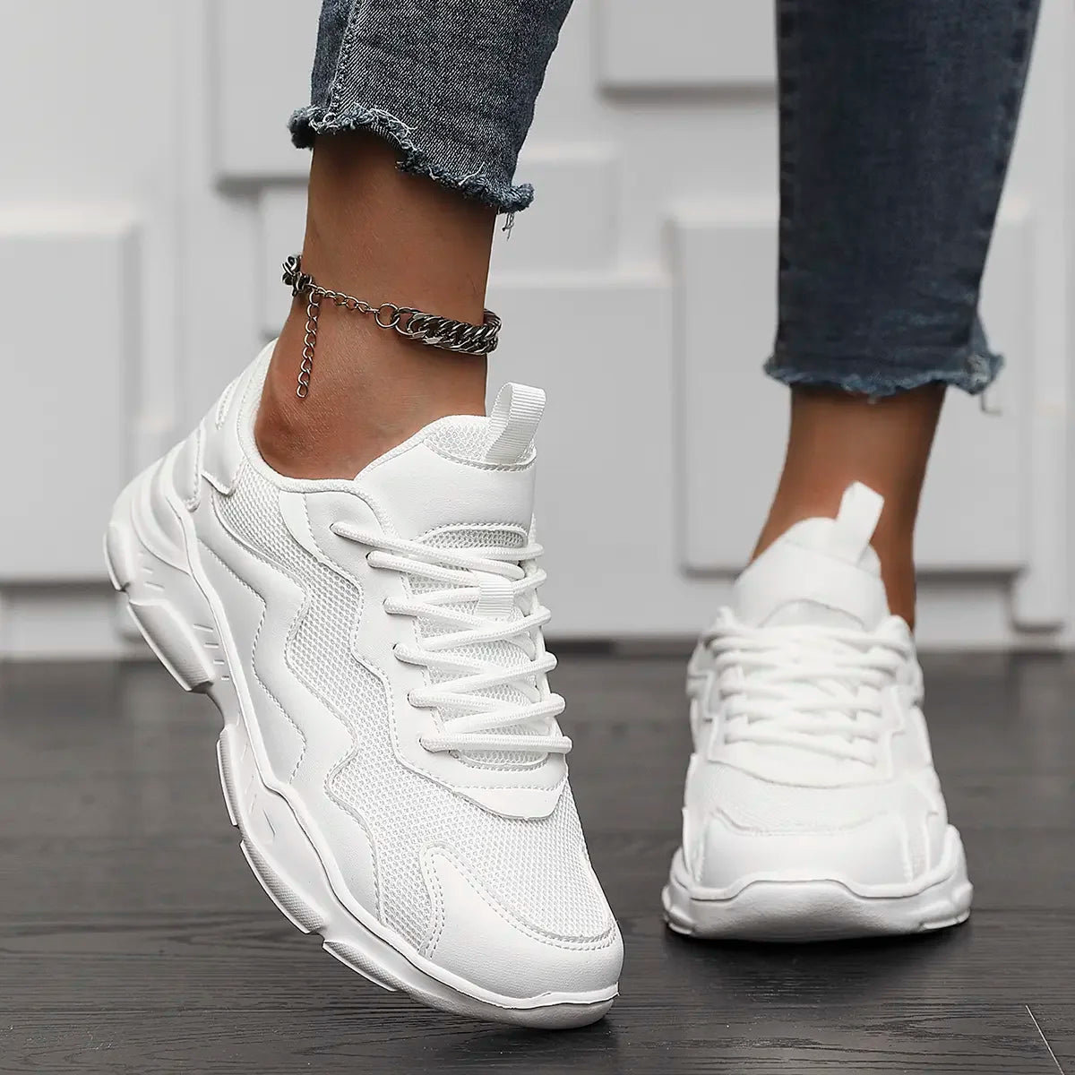 Baskets Femmes Blanc