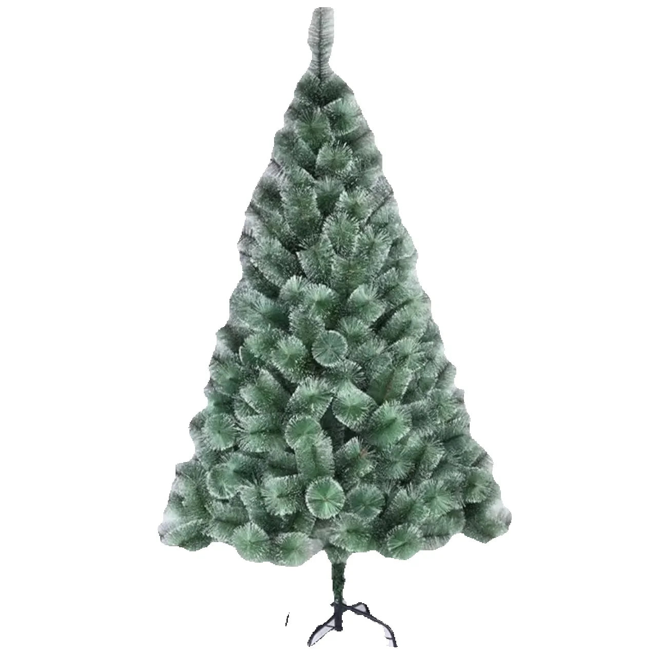 ARBRE DE NOËL, PVC Matériau aiguille de pin, vert avec de la neige, Décoration de Noël