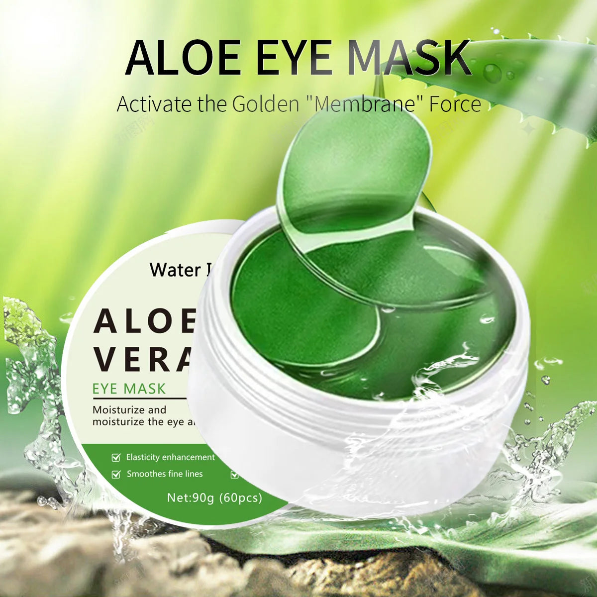 Patch pour les yeux 60 piéces Aloe Vera
