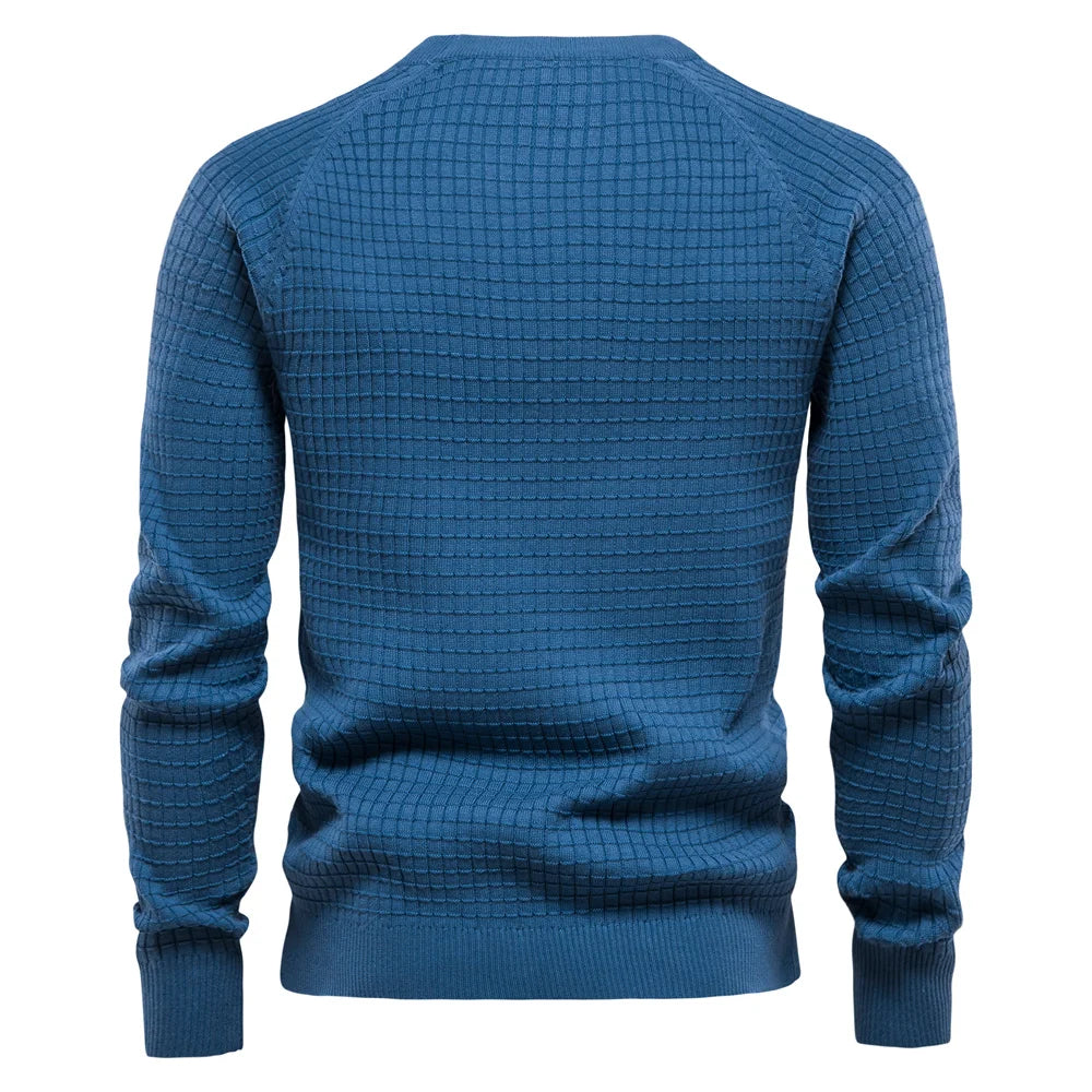 Pulls 100% coton pour hommes , Soilde
