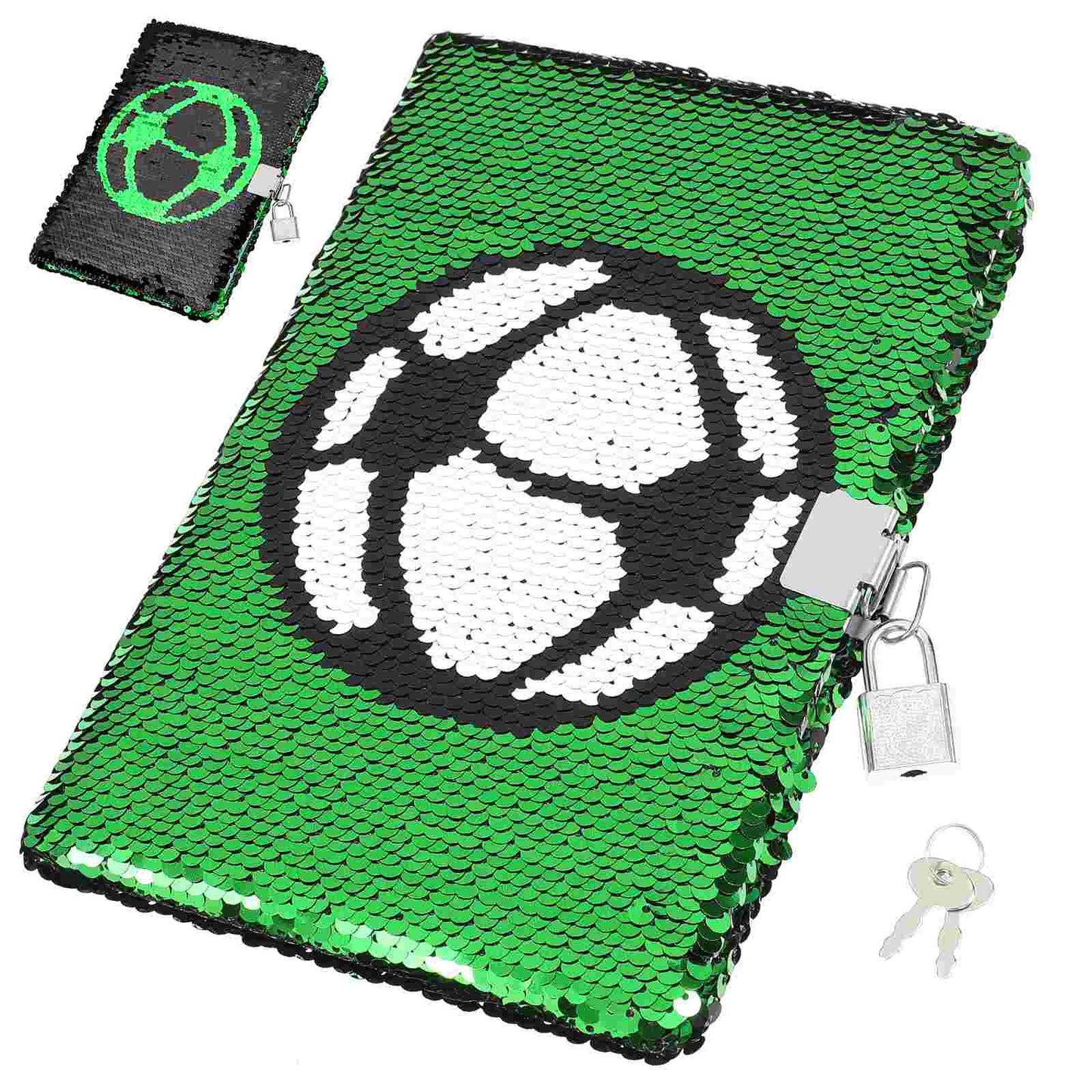 Carnet de notes à paillettes avec serrure, journal intime, bloc-notes de bureau pour enfants