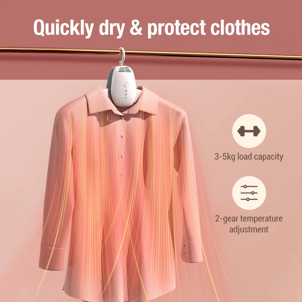 Sèche-linge portable intelligent, sèche-linge, chauffe-cintre, vêtements de voyage