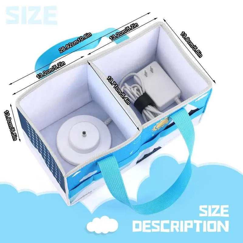 Étui de voyage en feutre anti-poussière, sac de rangement pour gril, boîte de transport pliable pour Tonies Toniebox
