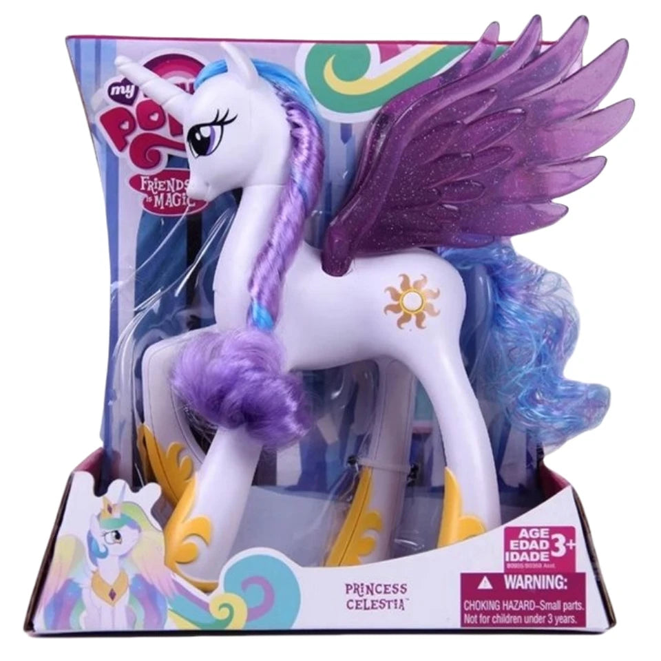 Bandai Figurines de Dessin Animé My Little Pony Scootaloo, Sweetie Pepper, Modèles d'Action, Statue de Beurre