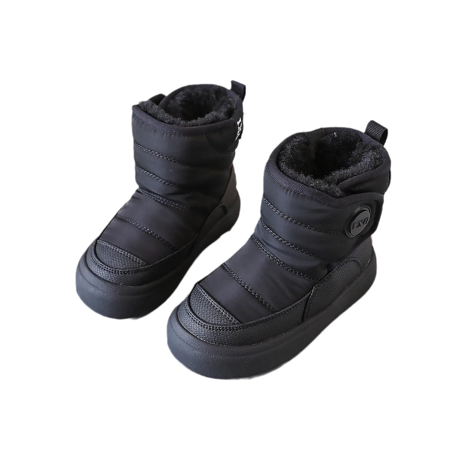 Bottes En Cuir Rétro Antidérapant Casual Style Britannique Filles Cheville Bottes 4 À 13 Ans