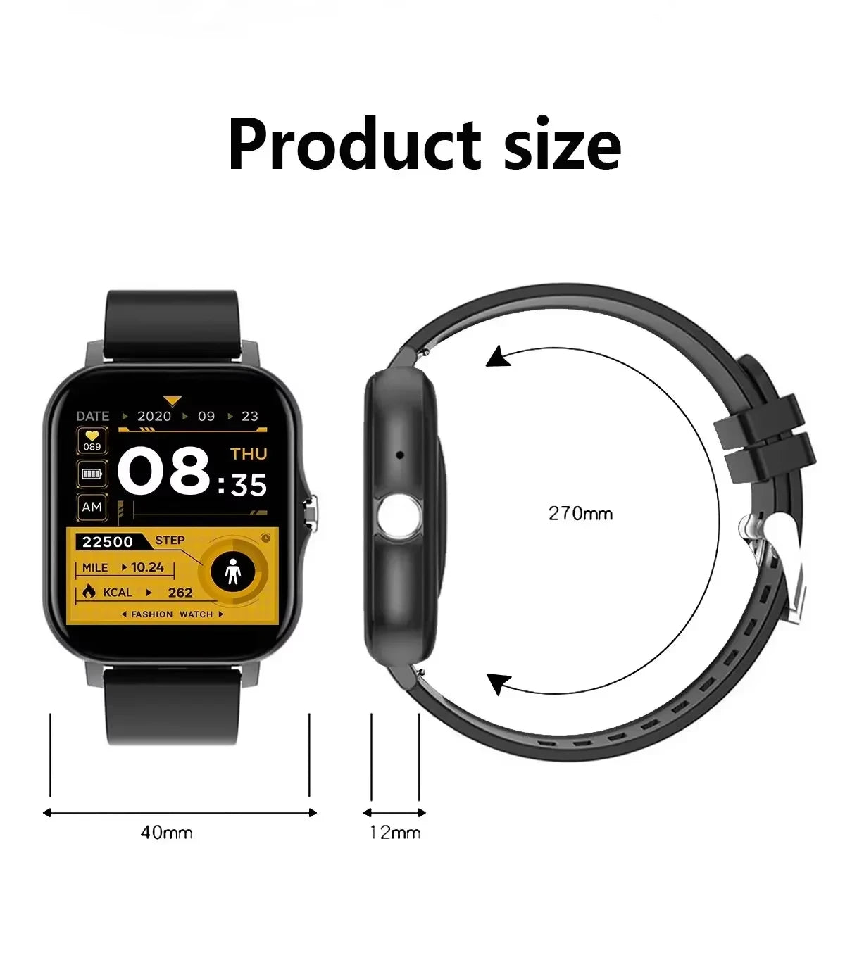 Xiaomi Smart Watch 2025 Android Cadeau Pour Homme Bluetooth Appel Smartwatch 2024 Cadran Tactile Musique Fitness Tracker Montres de sport + Écouteurphones Android IOS + Cadeau
