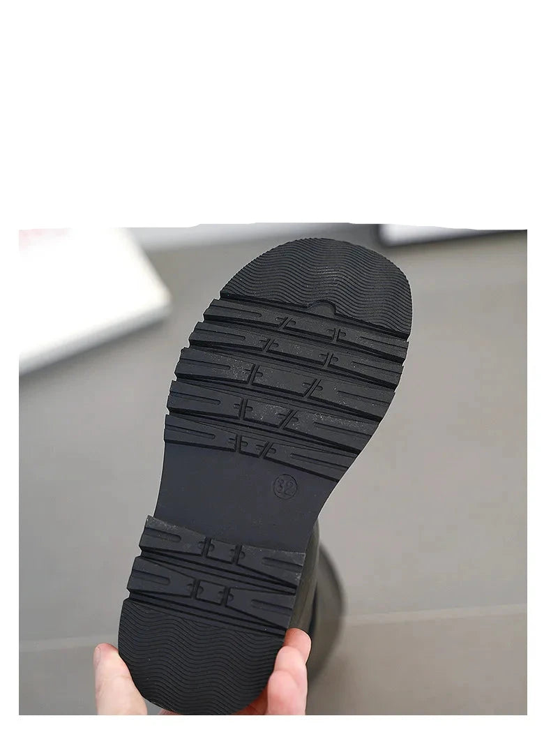 Bottes Pour Fille Cuir Hiver 26-37
