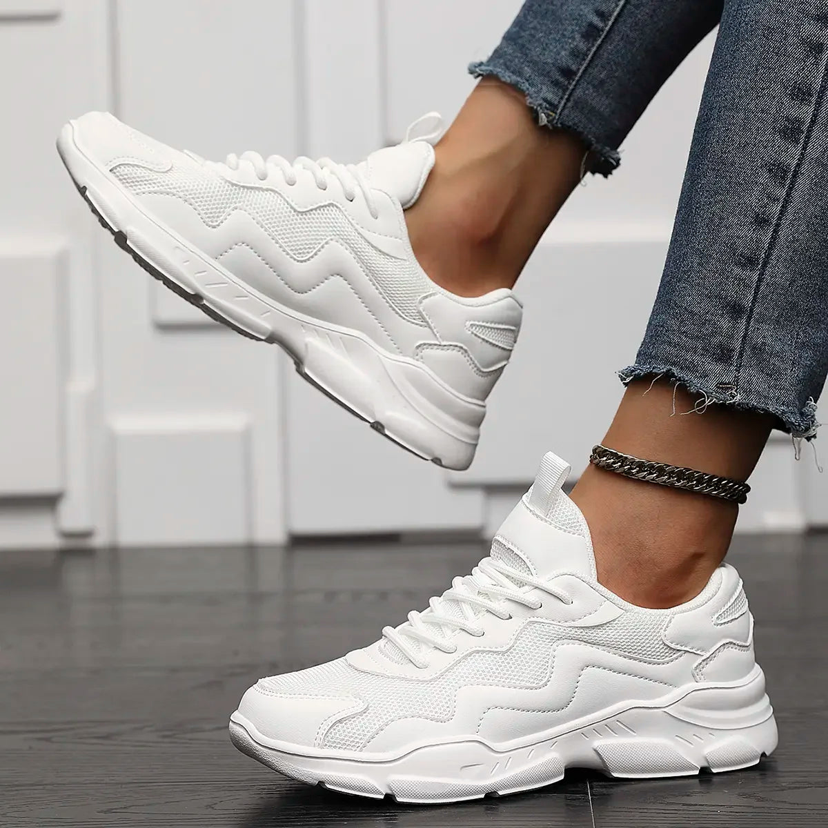 Baskets Femmes Blanc