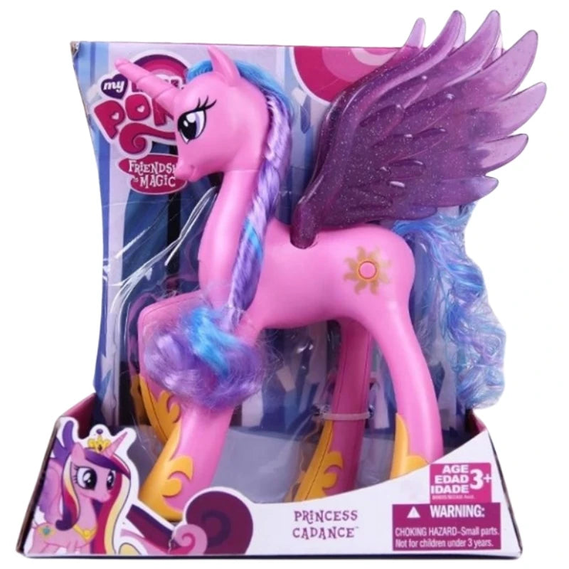 Bandai Figurines de Dessin Animé My Little Pony Scootaloo, Sweetie Pepper, Modèles d'Action, Statue de Beurre