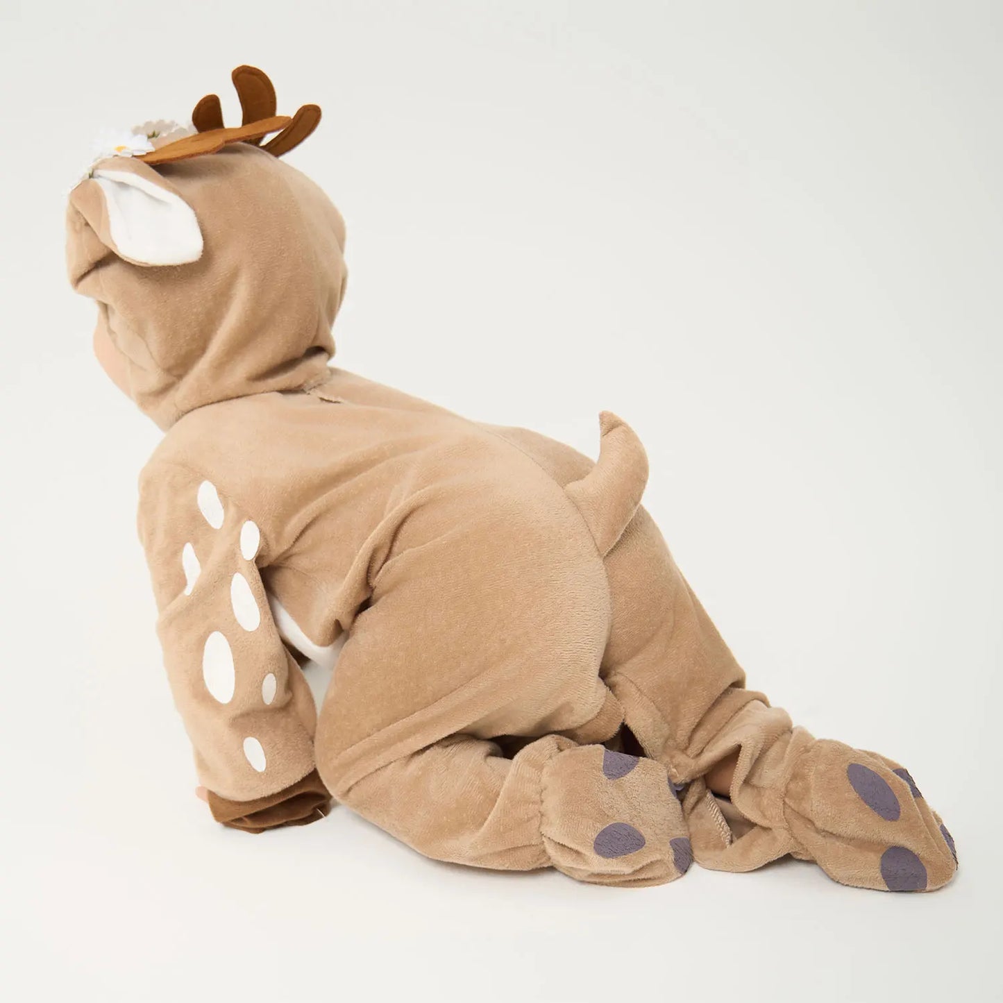 Petit cerf fauve costume pour bébé garçons filles 6M 12M 18M 2pcs / Set Capuche Combishort Avec Chaussures Halloween