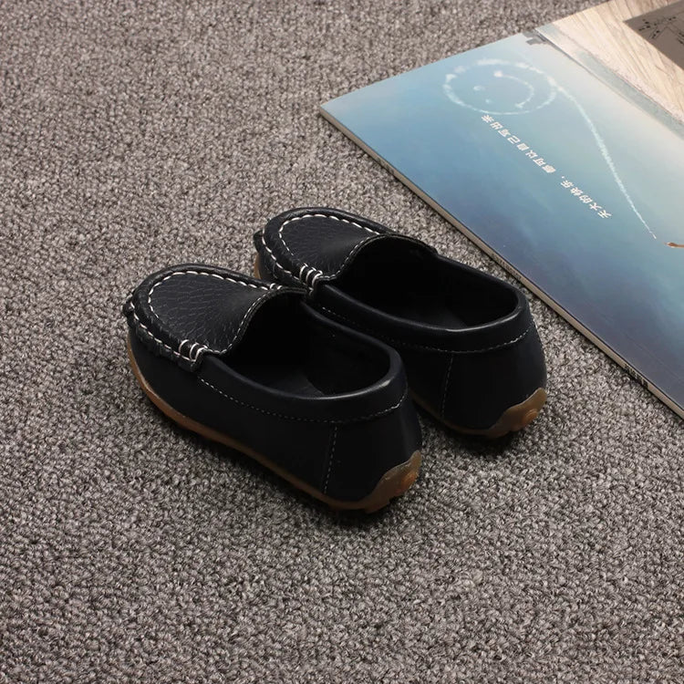 Mocassins de cuir garçon -taille 21-38