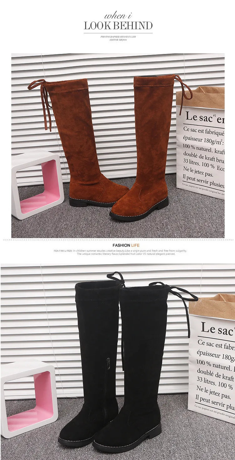 Bottes de Princesse à Plateforme pour Fille