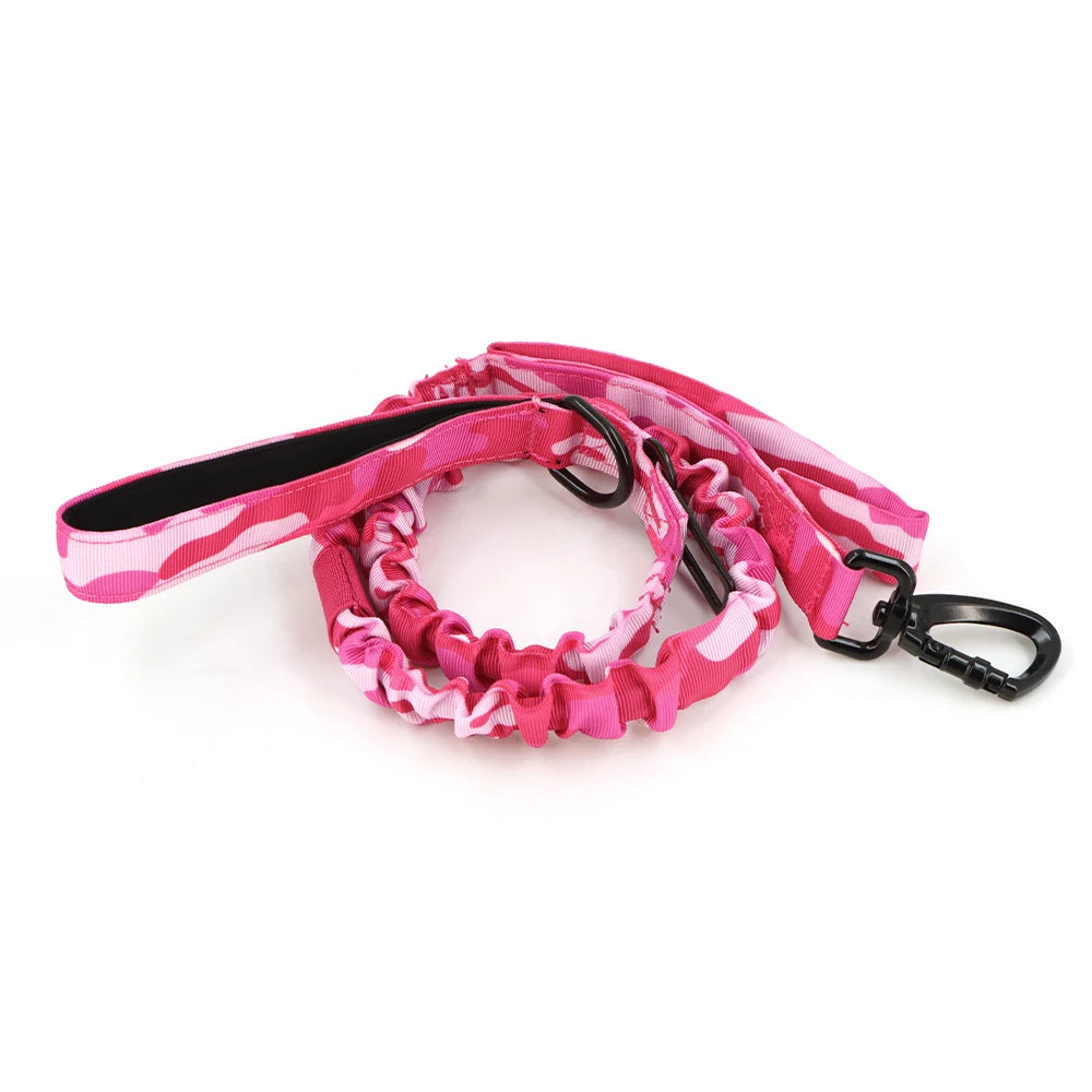 Harnais Pour Chien +Laisse+Collier Rose , grands et moyens chiens