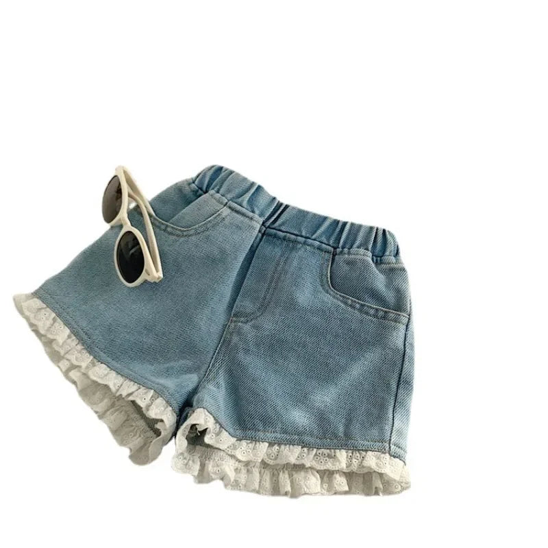 Short en jean pour filles
