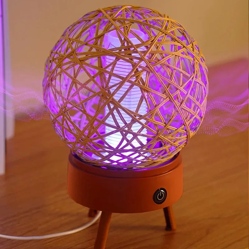 Nouveau Lampe anti-moustiques à décharge électrique, lumière UV, piège à moustiques, éclairage de camping extérieur, prise USB,