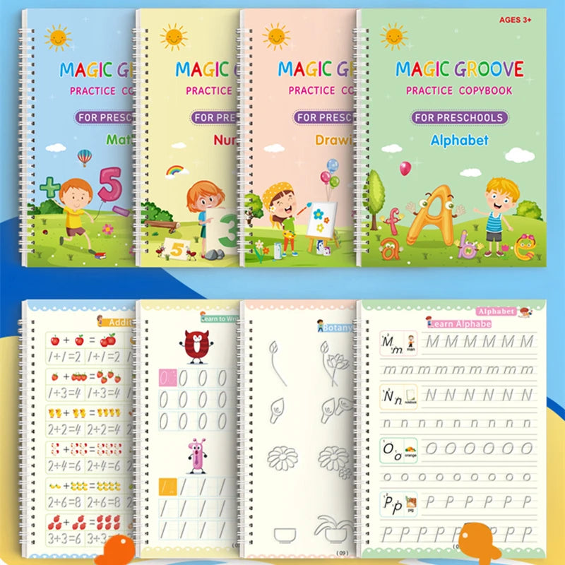 Cahier De Calligraphie Réutilisable