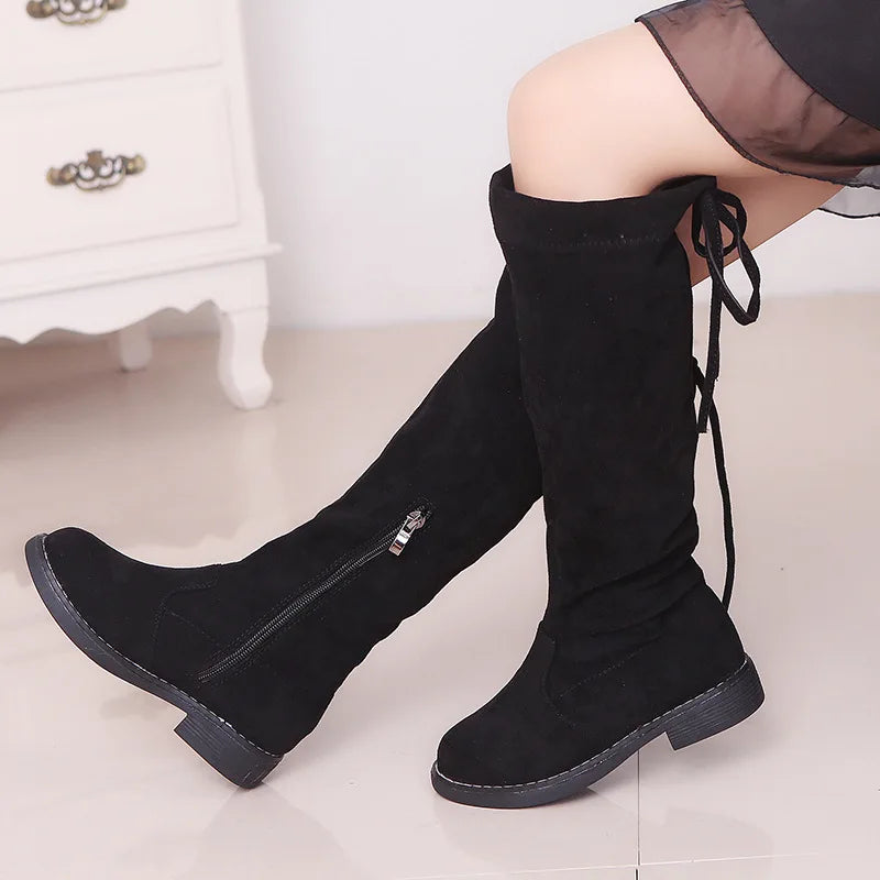 Bottes de Princesse à Plateforme pour Fille