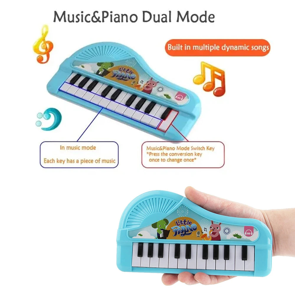 Piano électronique Jouet Jardin d’enfants Instrument de piano multifonctionnel amusant