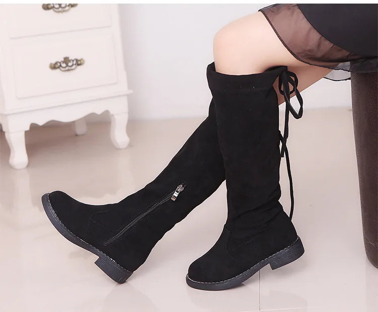 Bottes de Princesse à Plateforme pour Fille