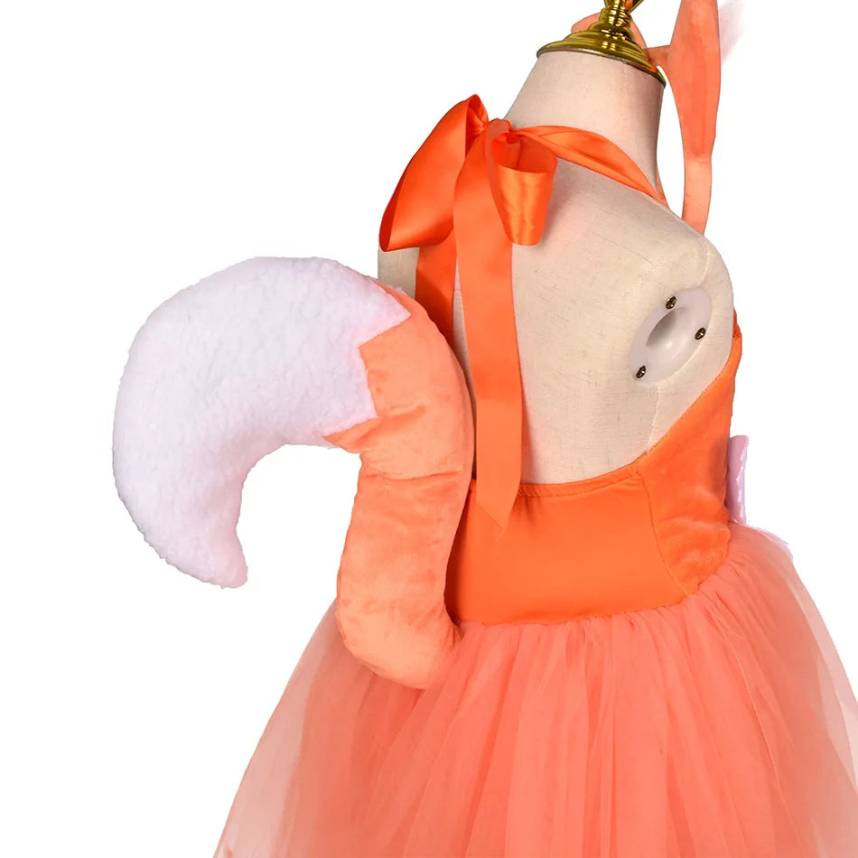 Mignonnes filles Halloween renard Cosplay Costumes pour enfants Animal Dress Up avec bandeau Queue Carnaval Noël