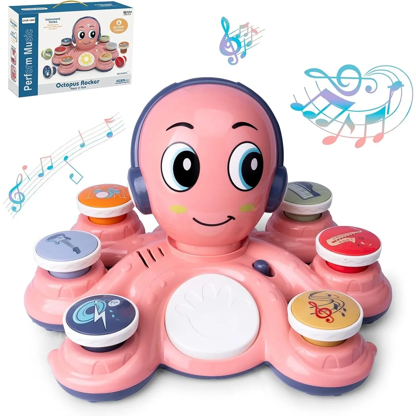 Jouets éducatifs musicaux pour enfants Octopus