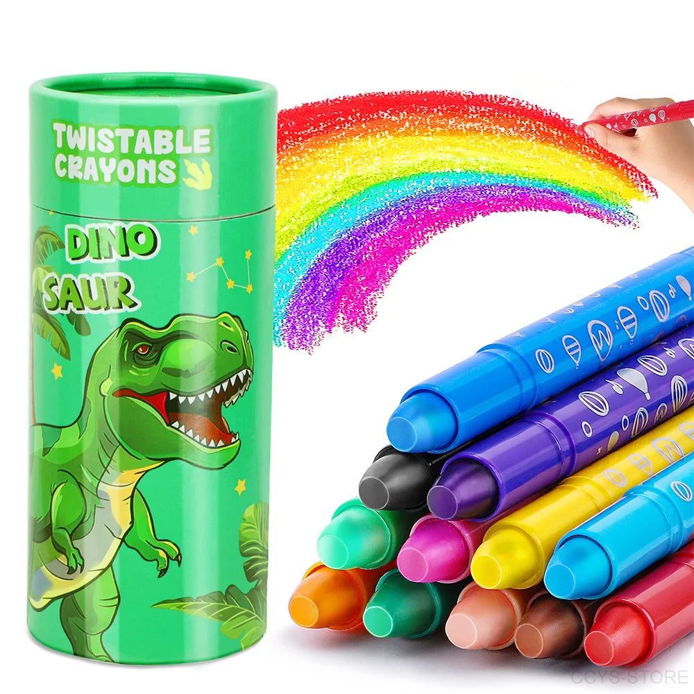 12 couleurs licorne crayons de cire pour enfants lavables et effaçables crayons de couleur ensemble pour enfants bébé crayon à séchage rapide cadeau d’anniversaire Pas Cher