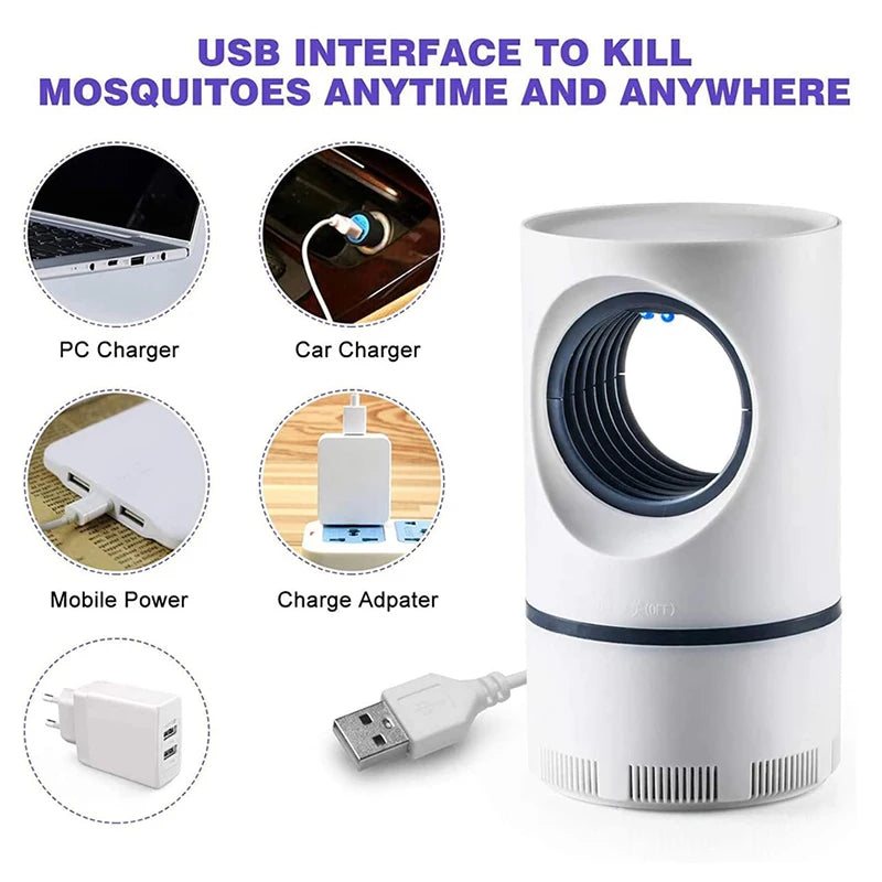 Répulsif pour insectes et animaux, pour nourrisson USB lampe anti-moustique lampe anti-moustique LED extérieur exterminateur de moustiques