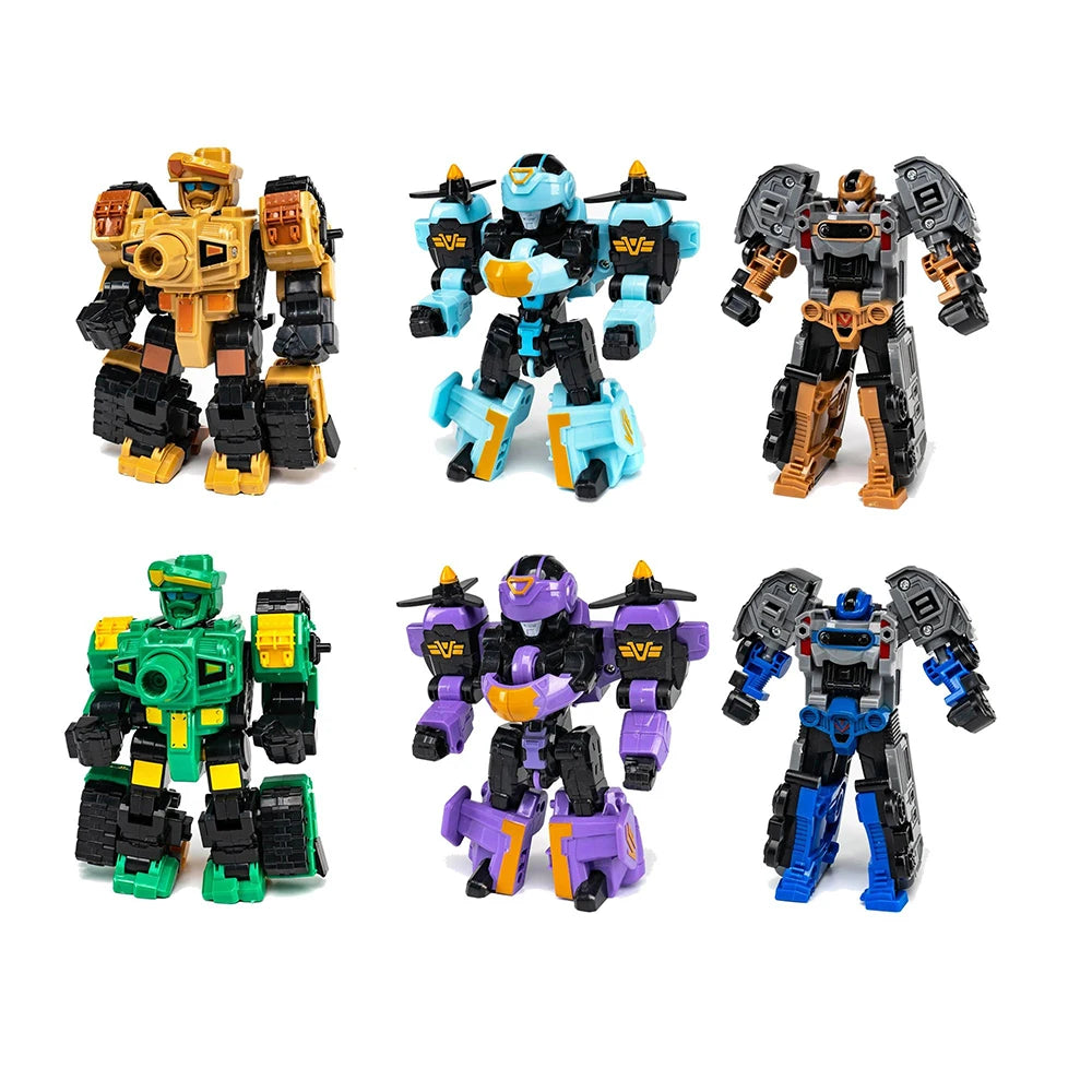 TUNJILOOL Tank Jouet Transformable Robot, Char Deformation Jouet de Voiture Enfant Transform for Kids de 6 7 8 9 10 Ans