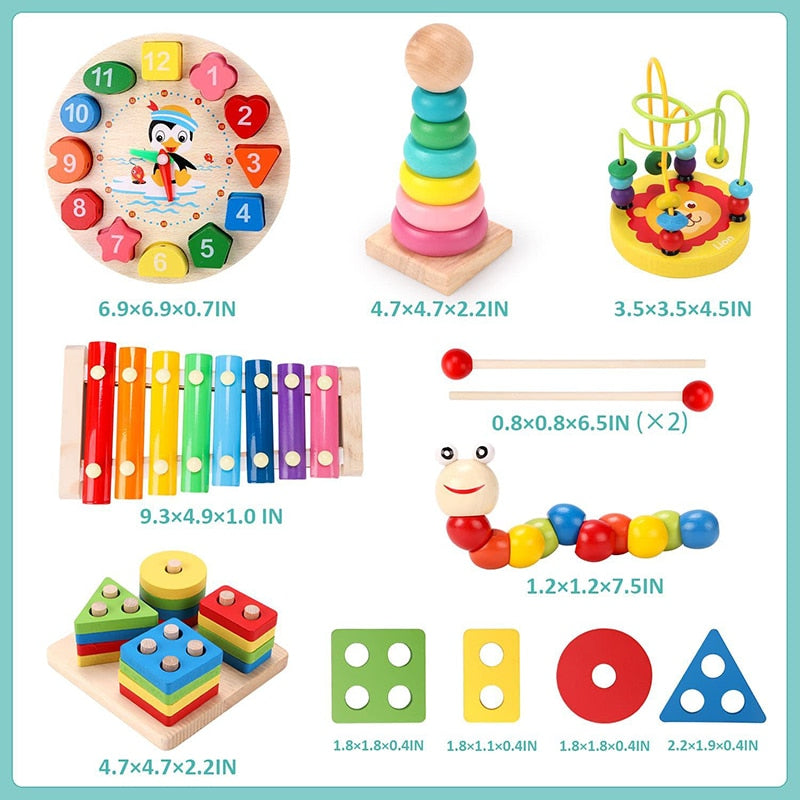 Jouets En Bois Pour Bébé 0 - 12 mois