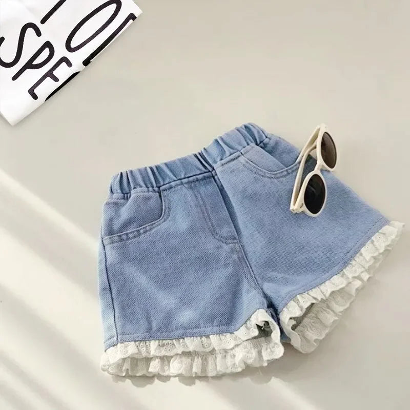 Short en jean pour filles