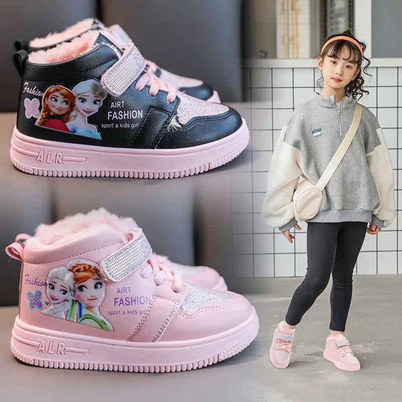 Basket Chaud pour enfants Filles Disney Princess 26-36
