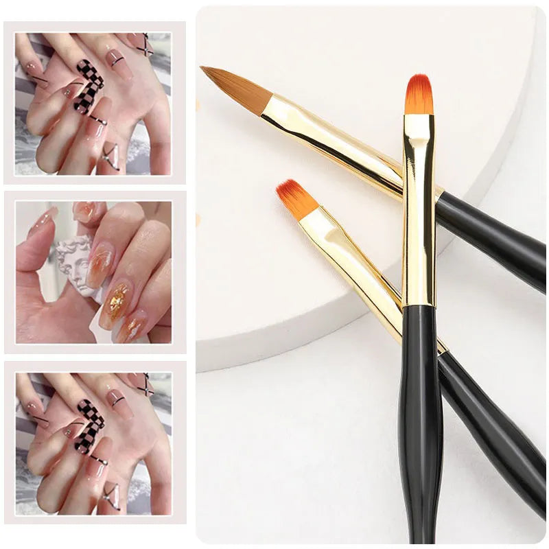 Pinceau Nail Art à Rayures Françaises