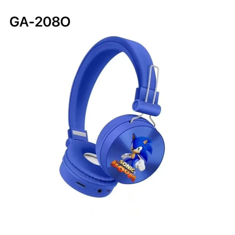Sonics Cartoon Anime Bluetooth Earphones Gaming Headset Game Peripheral Student Birthday Gifts