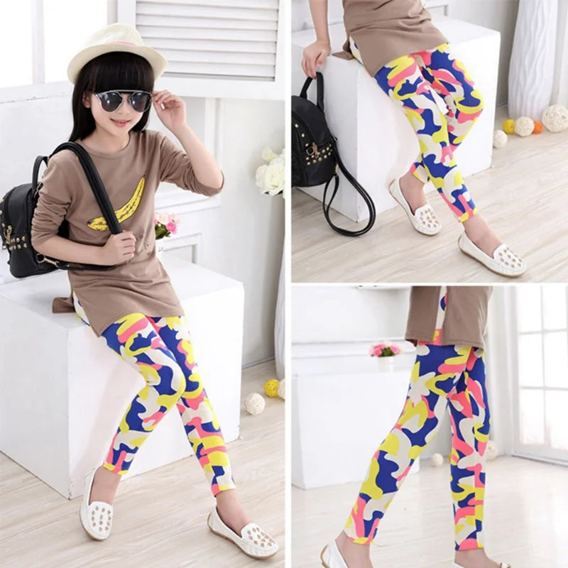 Leggings filles printemps automne d'été