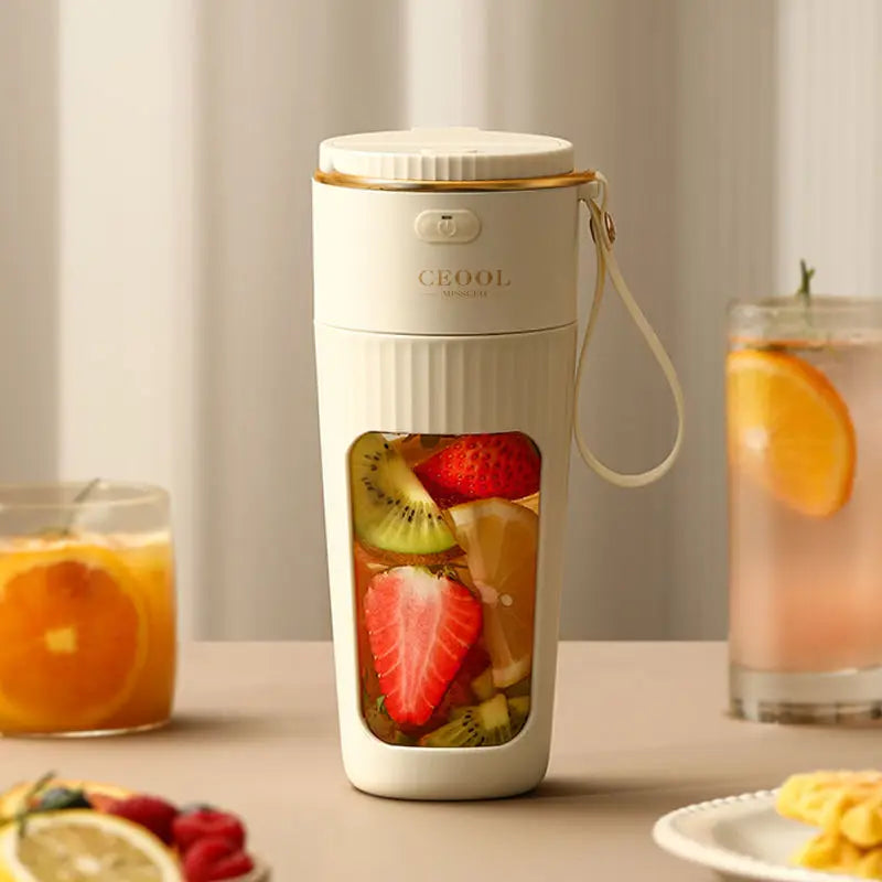Mini mélangeur électrique portable sans fil ,extracteur de jus, bouteille de glace concassurera, frais et injuste