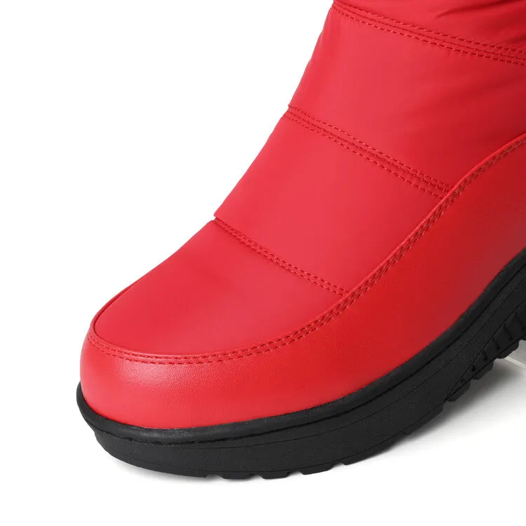 Bottes de neige épaissir chaussures d’hiver pour femme