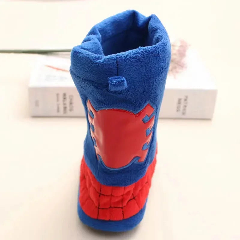 Pantoufles D’hiver Bébé Garçons Dessin Animé Disney Spiderman