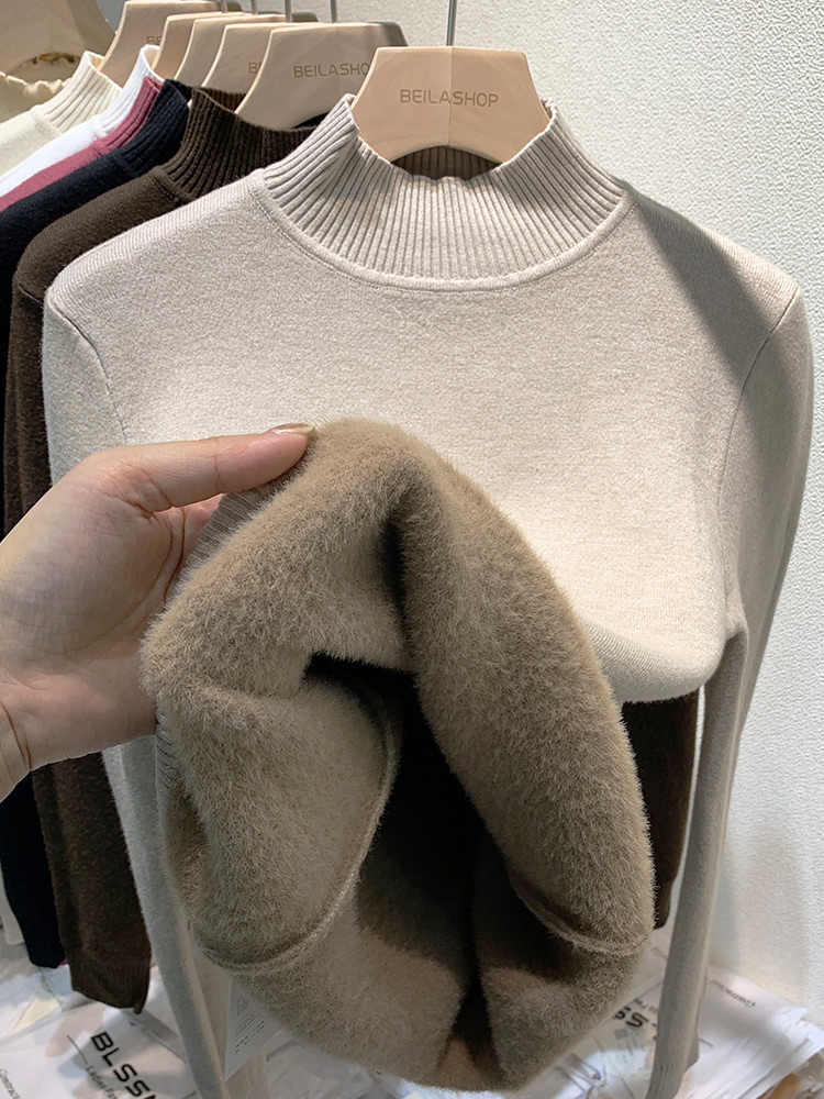 PULL COL ROULE FEMME