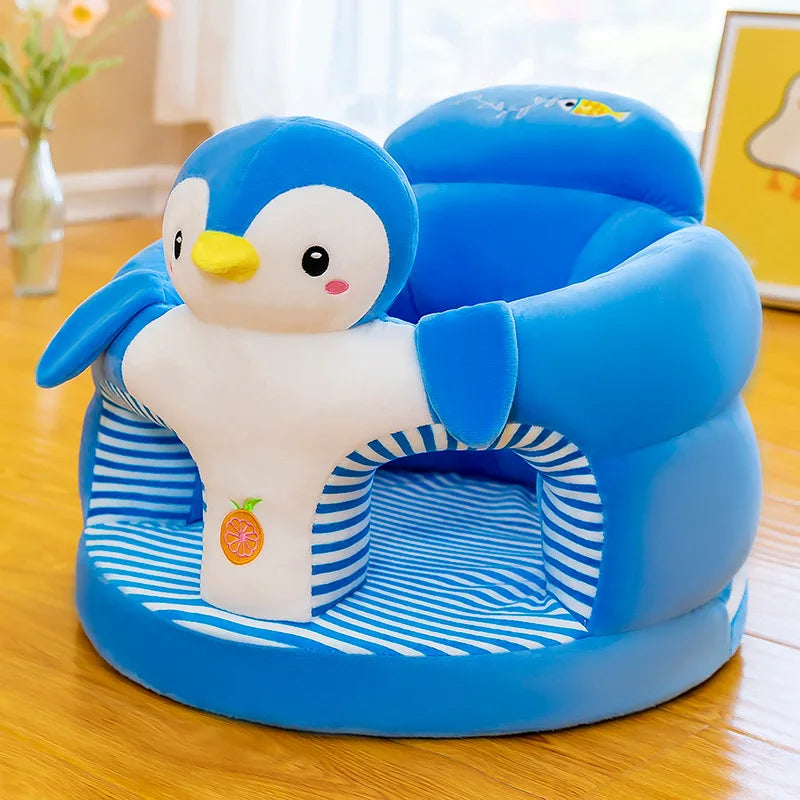 Mignon Bébé Canapé Support Siège Housse Chaise En Peluche Apprendre À S’asseoir Chaise D’allaitement Confortable Nid