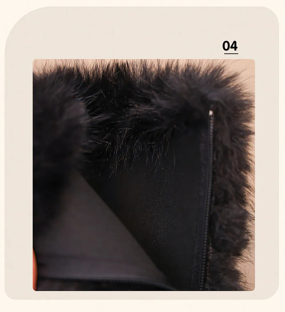 Bottes de neige en fausse fourrure pour adolescentes
