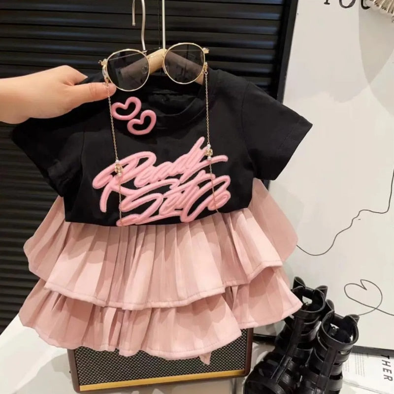 Vêtements d'été pour filles de 2 à 8 ans.
