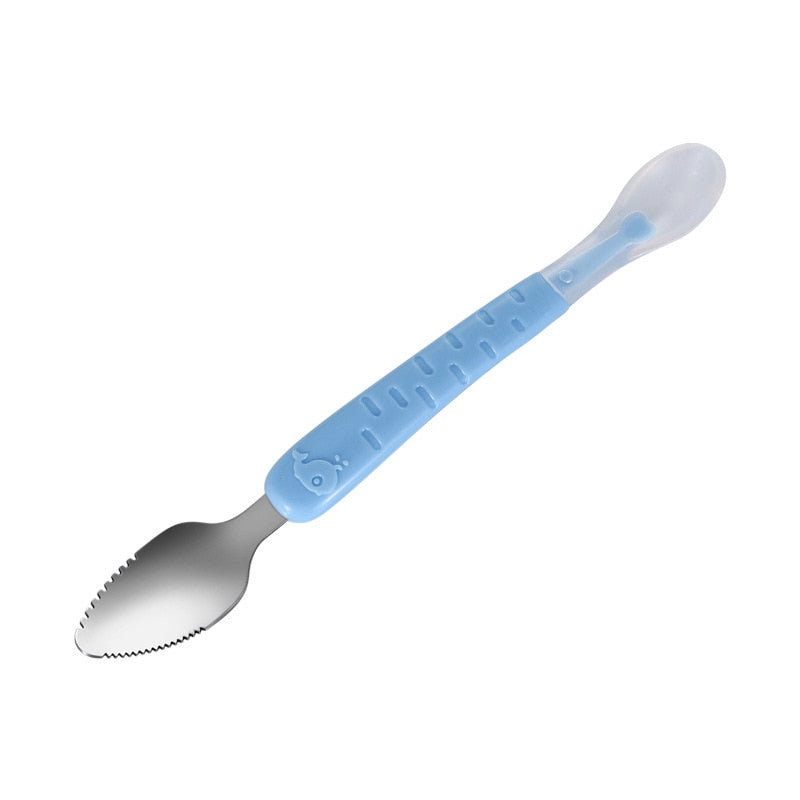 Cuillere D'alimentation Double Tete