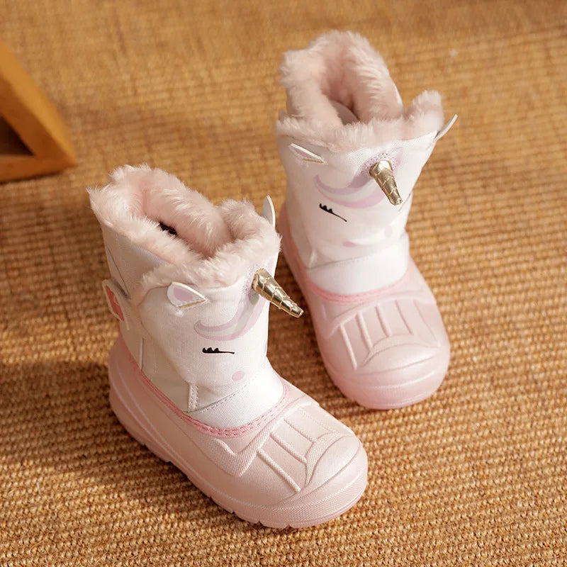 Botte de neige avec motifs imprimés pour fille bébé