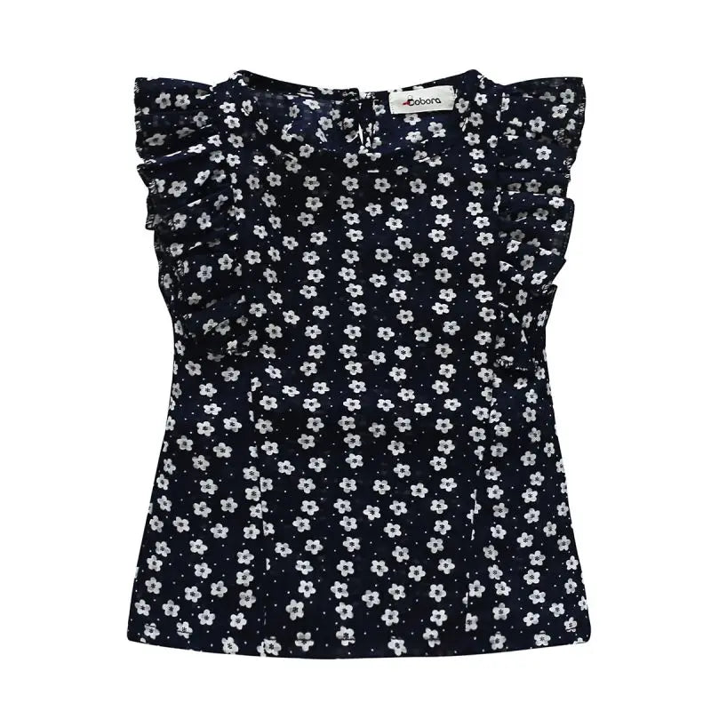 Ensemble de vêtements d'été pour filles 3-8 ans