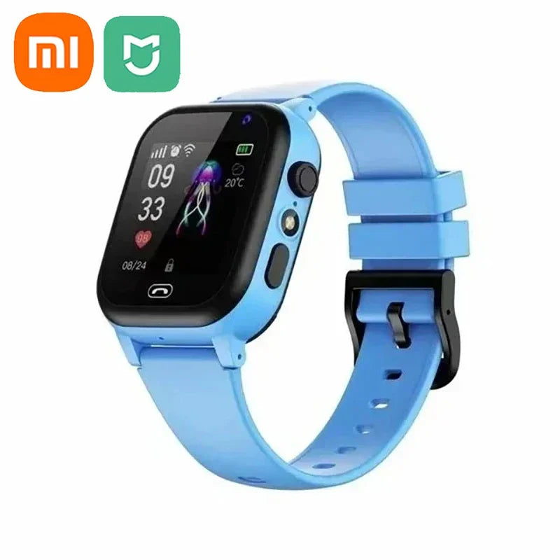 Xiaomi MIJIA Enfants 4G Montre Intelligente SOS GPS Localisation Carte SIM Appel Enfant SmartWatch Caméra Montre Étanche