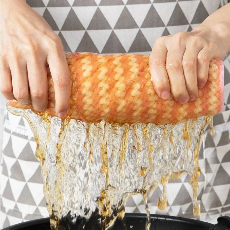 Chiffon de nettoyage en microfibres